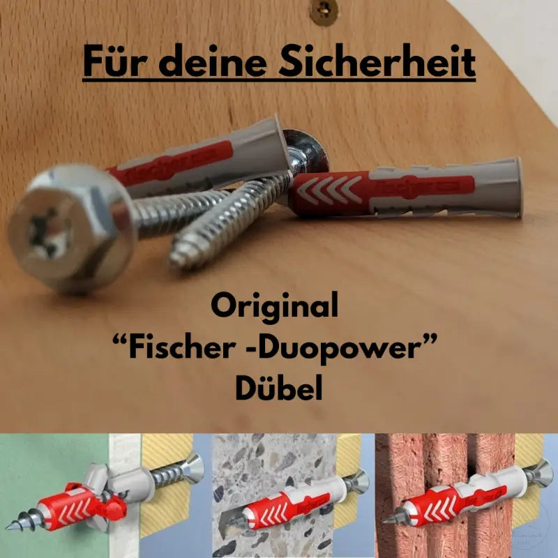 Fischer Duopower Dübel und Schrauben.