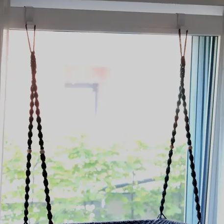 Hängen aus Webstoff für Phinias XXL Fensterliege, ideal für Maine Coon und Norwegische Waldkatze